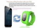 Anti Lost Children Uhr-Handy Baby-Überwachung GSM GPRS GPS Locator Kinder
