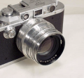 Jupiter-8 50mm F2 russische Weinlese-Objektiv für Micro 4/3. Silber