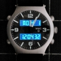 MWC G10 EVO Dual Time Chronograph (schwarzes Zifferblatt) EVO / SS / BD