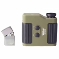 Veber 7x25 LRF1500 Monocular mit 1500 m Laser-Entfernungsmesser (OD Green)