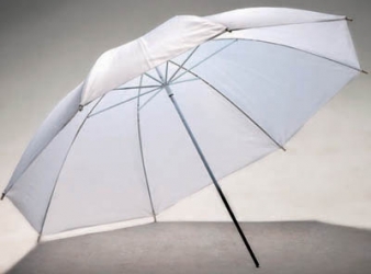84cm Studioblitzlichtdurchlässig Weiß Weiche Regenschirm