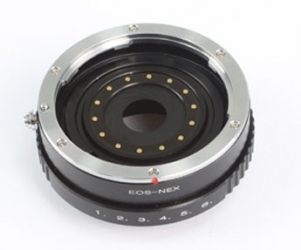 Canon EOS-Objektiv Sony NEX mit Blendenring