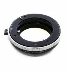 Contax G-Objektiv auf Canon EOS-M Adapter