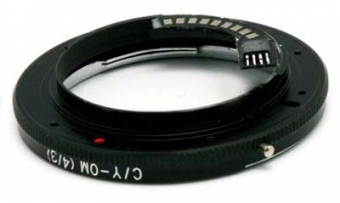 Contax / Yashica Objektiv Olympus 4/3 AF-confirm Adapter