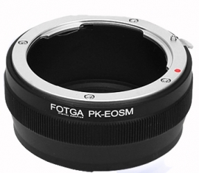 Pentax PK-Objektiv Canon EOS-M Adapter