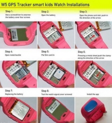 Anti Lost Children Uhr-Handy Baby-Überwachung GSM GPRS GPS Locator Kinder