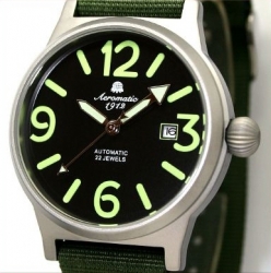 Automatische Retro-Design-2.WW Aeromatic-Uhr A1337