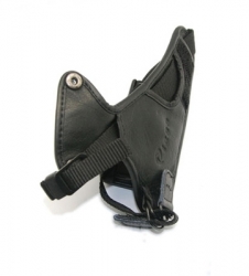 Schwarz-Leder-Handgriff für Kameras