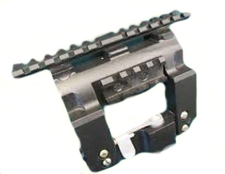 BP-02 SVD auf Weber-Einfassung, Low Profile, zentriert, mit Seiten Taktische Schiene