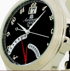 Rückflug 24h GMT Klassische Aeromatic-Uhr A1246