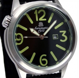 Deutsch 2.WW Retro Aeromatic-Uhr A1370