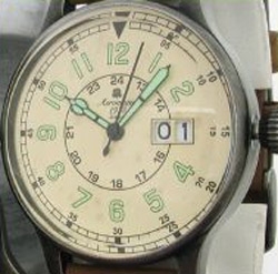 Deutsch 2.WW RETRO-AVIATOR Aeromatic-Uhr A1254