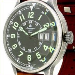 Deutsch 2.WW RETRO-AVIATOR Aeromatic-Uhr-A1254B