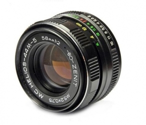 Helios 44M-5 58mm F2-Objektiv für Canon EOS AF-confirm
