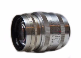 Jupiter-9 85mm F2 Russian Objektiv für Samsung NX. Silber