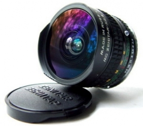 Zenitar 16mm 2,8 Fisheye-Objektiv für Olympus 4/3 AF-confirm