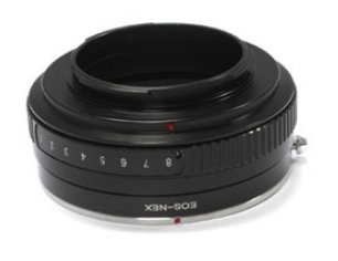 Canon EOS-Objektiv Sony NEX Tilt Adapter