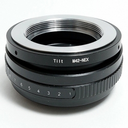 M42-Objektiv Sony NEX Tilt Adapter