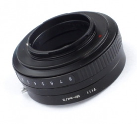 Minolta MD Objektiv Micro 4/3 Tilt-Adapter