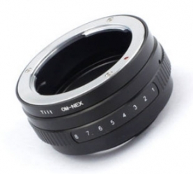 Olympus OM-Objektiv Sony NEX Tilt Adapter
