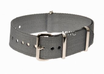 18mm Grau NATO MWC Uhrenarmband