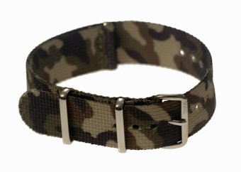 20mm &quot;Mediterranean / Wüste&quot; Camo NATO MWC Uhrenarmband