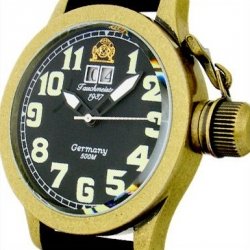 500m 2.WW deutschen U-Boot-Uhr Tauchmeister T0105