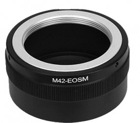 M42-Objektiv Canon EOS-M Adapter