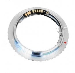 Olympus OM-Objektiv Canon AF-Confirm Adapter