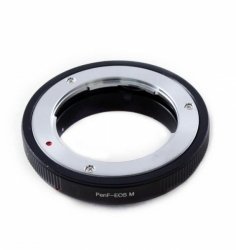 Olympus Pen F-Objektiv Canon EOS-M Adapter