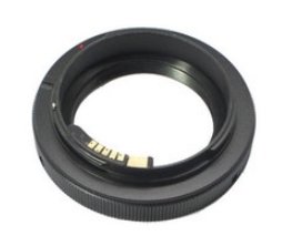 T / T2 Mount Objektiv auf Canon EOS AF-confirm-Adapter