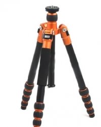 Aluminium-Stativ LVG A-115 Orange mit NB535 Kugelkopf