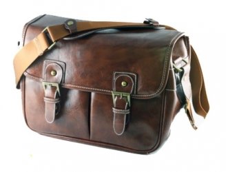 Brown Leder Kameratasche für die Kameras # 2