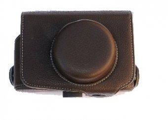 Brown Leder Kamera Tasche für Olympus Pen EP2 EP1