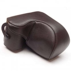 Brown Leder Kamera Tasche für Sony NEX-5 NEX-5N