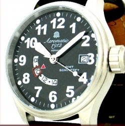 Defender GMT World Time CARBON Aeromatic-Uhr A1288