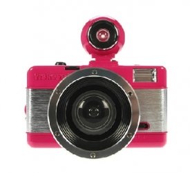 Fisheye 2 Rosa Lomo 35mm Film-Kamera