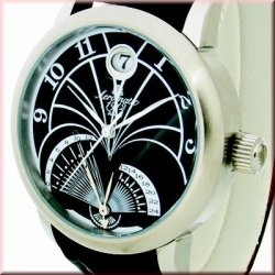 Rückflug 24h GMT Klassische Aeromatic-Uhr A1244