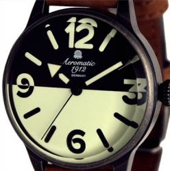 Deutsch 2.WW Retro Aeromatic-Uhr A1366