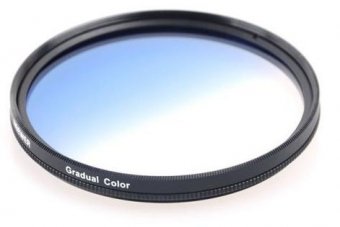 Graduated Blue Color Objektiv-Filter
