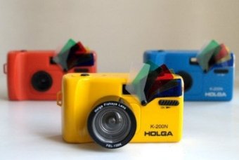 Holga K-200N gelbe Kamera