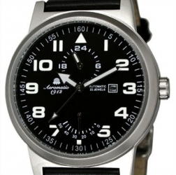 XL Retro-Design Versuchs 24H Aeromatic-Uhr A1348