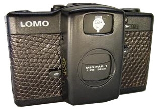 Lomo LC-A Kamera Brown