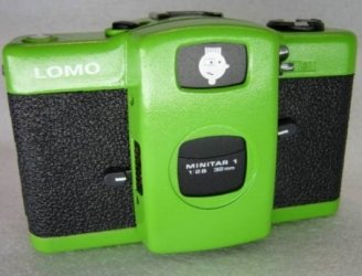 Lomo LC-A Kamera-Grün