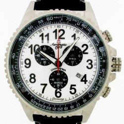 Militärflug NAVI Chronograph Aeromatic-Uhr A1242