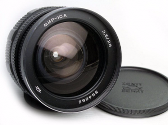 Mir-10A 28mm F3.5 russische Weinlese-Objektiv für Canon EOS