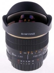 Samyang 8mm f / 3.5 Aspherical Fisheye-Objektiv für Sony Alpha