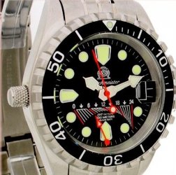 Profi Combat Diver GMT T0095 Tauchmeister beobachten