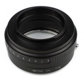 Nikon Objektiv auf Sony NEX Tilt Adapter