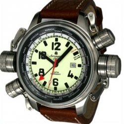 XXL-Pilot DEFENDER ALARM Aeromatic-Uhr A1326